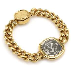 LOUIS VUITTON Gold Charm Bracelet